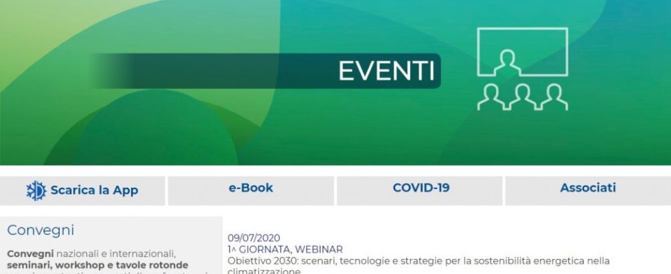 37° Convegno nazionale AiCARR 37° Convegno nazionale AiCARR